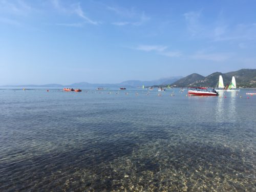 Boats on the water in Greece